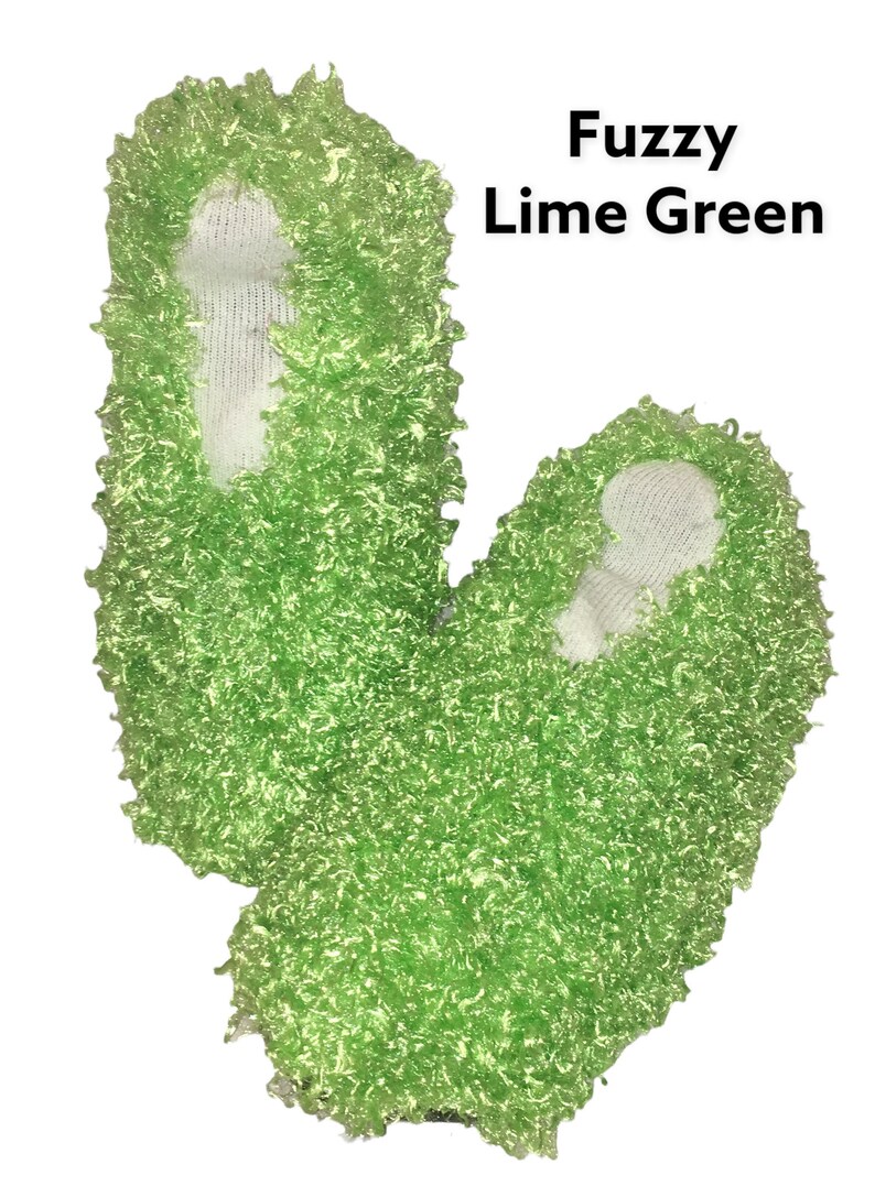 Fuzzy Bowling Shoe Covers Lime Green Hammy's Bowling Etsy