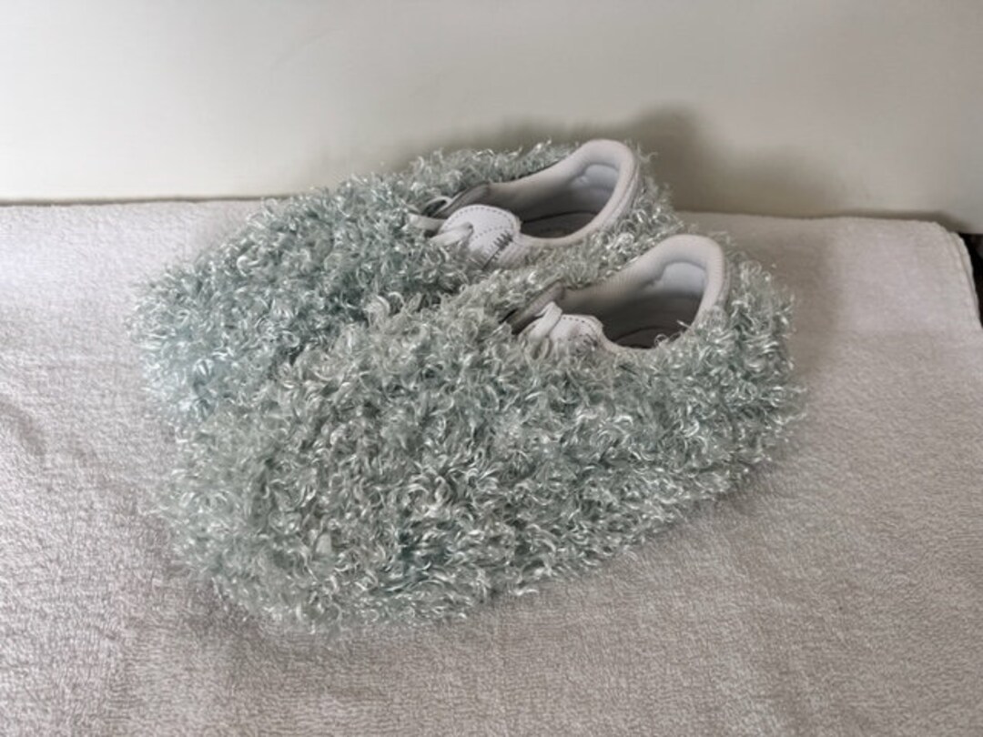 Fuzzy Bowling Shoe Covers SILVER Hammy's Bowling Shoe Etsy