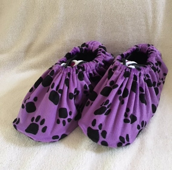 Bowling Shoe Covers PAWS PURPLE Hammy's Bowling Shoe Etsy