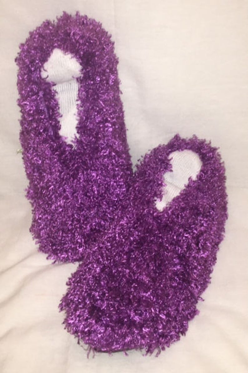 Fuzzy Bowling Shoe Covers Purple Hammy�s Bowling Shoe Etsy