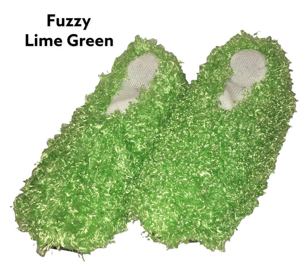 Fuzzy Bowling Shoe Covers Lime Green Hammy's Bowling Shoe Covers Etsy