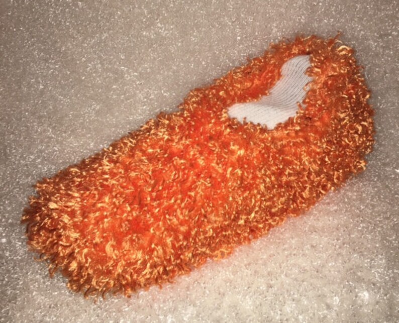 Fuzzy Bowling Shoe Covers Orange Hammy's Bowling Shoe Etsy