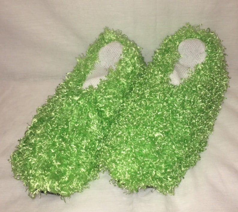 Fuzzy Bowling Shoe Covers Lime Green Hammy's Bowling Etsy