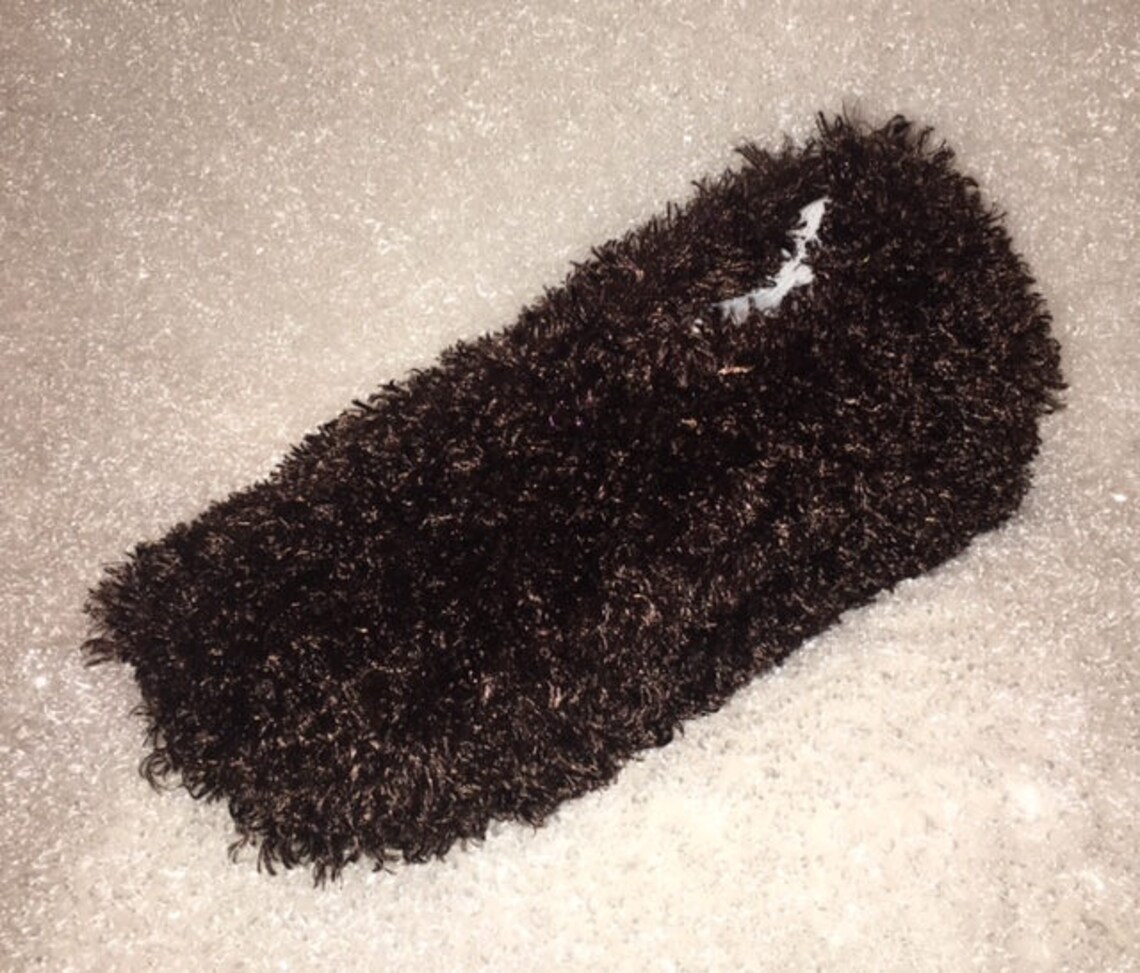 Fuzzy Bowling Shoe Covers Brown Hammy's Bowling Shoe Etsy