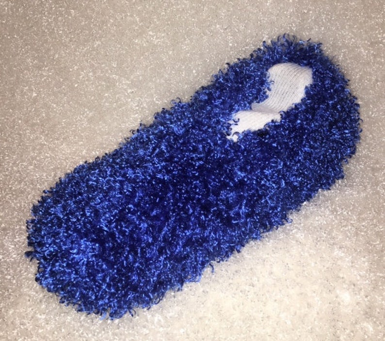 Fuzzy Bowling Shoe Covers Royal Blue Hammy's Bowling Etsy