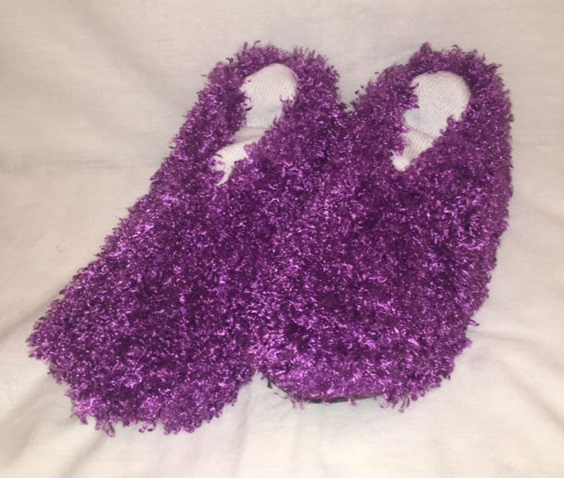 Fuzzy Bowling Shoe Covers Purple Hammy�s Bowling Shoe Etsy
