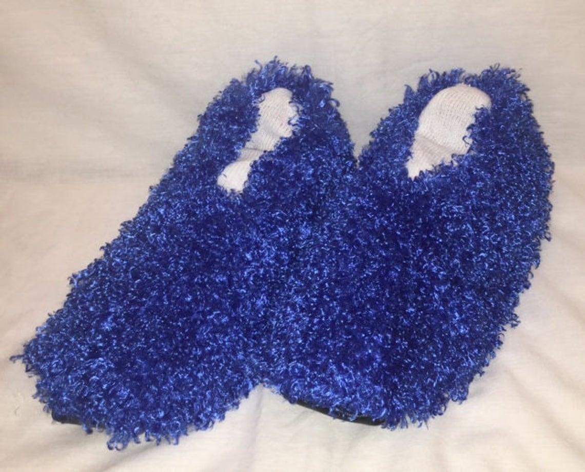 Fuzzy Bowling Shoe Covers Royal Blue Hammy�s Bowling Etsy