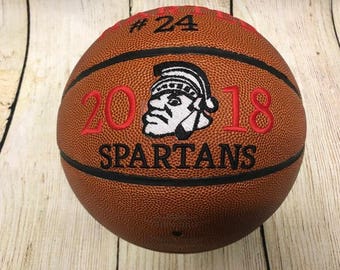 Made to order personalized basketball