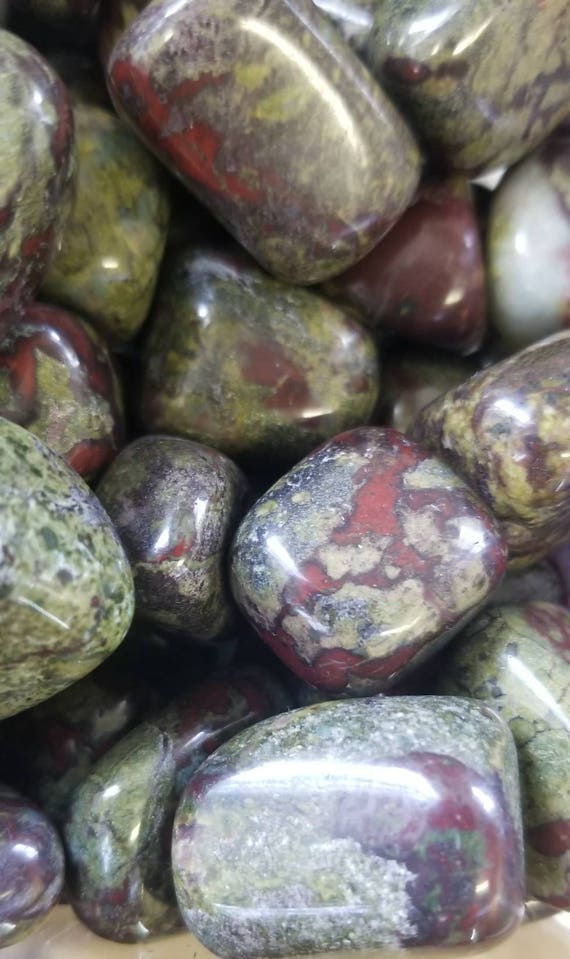 Rocks Fossils Minerals 5 Dragon Blood Tumbled Natural Stone Reiki Chakra Crystal Jasper Dragonblood Collectables Ubi Uz