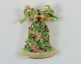 80s Gerry/'s Christmas Wreath Brooch