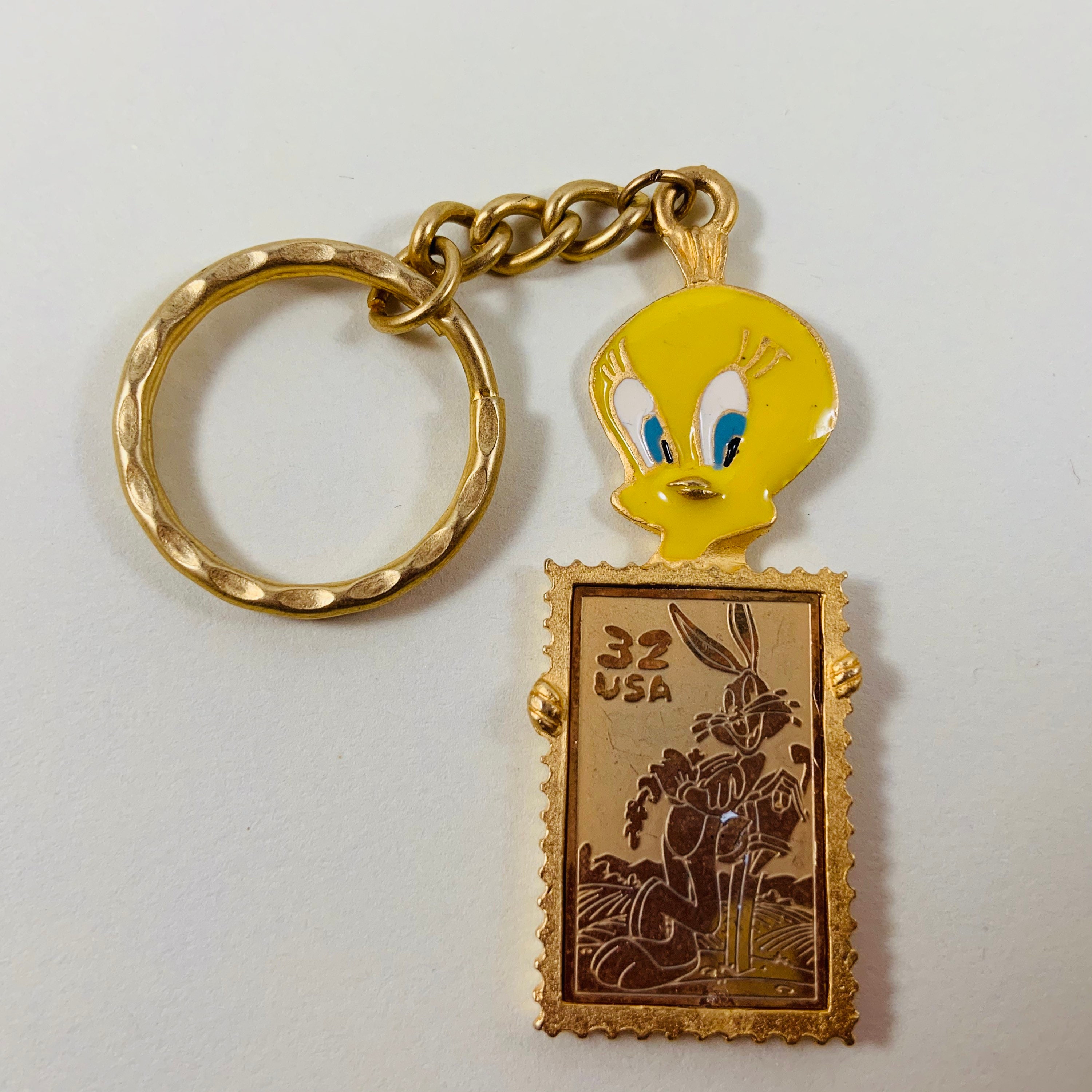 Vintage Looney Tunes Tweety Bird Keychain: 1997 Warner Bros. - Etsy
