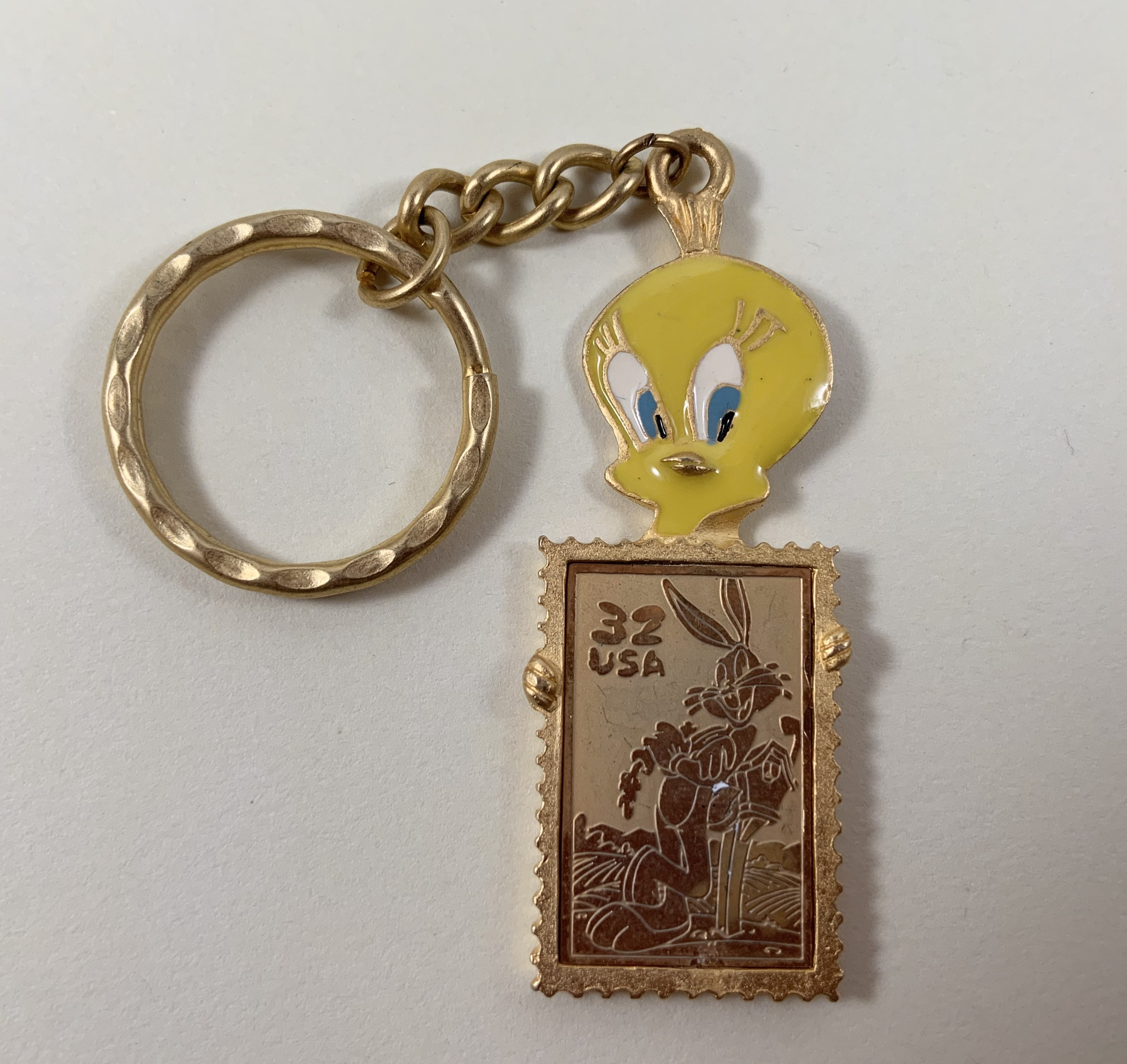 Vintage Looney Tunes Tweety Bird Keychain: 1997 Warner Bros. - Etsy