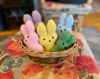 PEEPS! Crochet Amigurumi Stuffed Toy Bunny