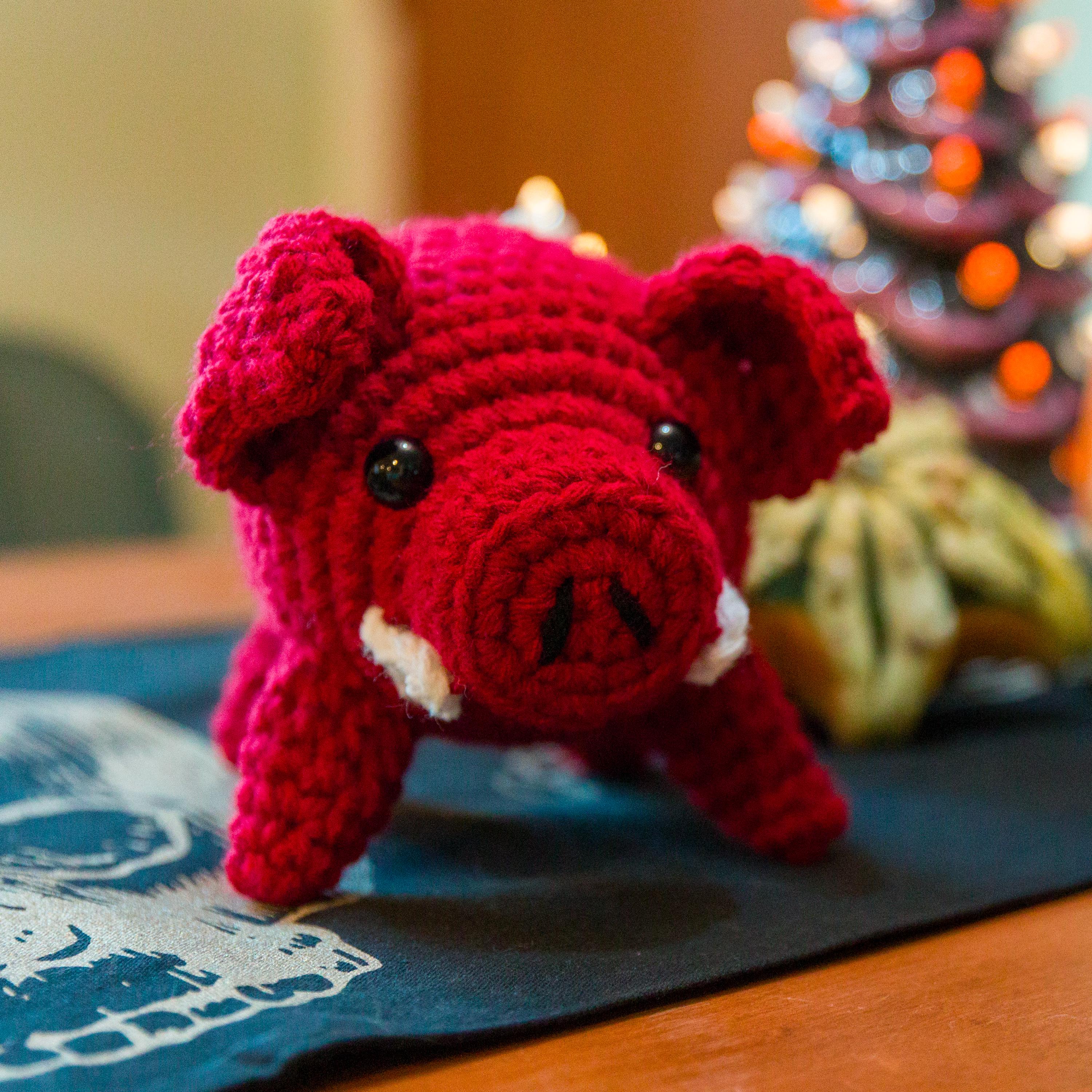 Free Crochet Razorback Pattern Crochet Arkansas Razorback Stuffed Animal, Assorted Sizes - Etsy