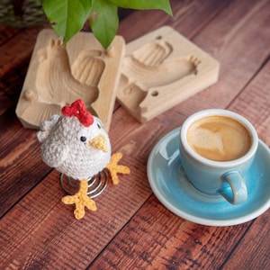 EN instructions - Easter chickens - egg cups and for hanging (German)
