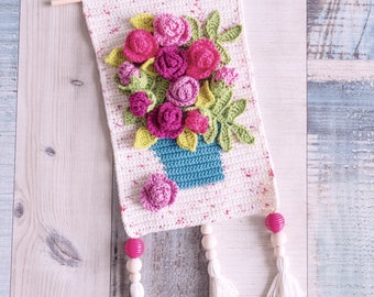 DE instructions - wall hanging rose dream / tapestry (German)