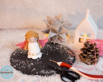 EN Instructions - Angel Teresa - Christmas and winter series - gift, amigurumi, decoration, xmas, Montessori, crochet (german)