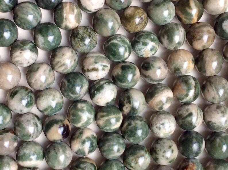 Peace Jasper Smooth Round Beads 6mm OR 8 mm 20pcs 1 mm hole 15 strand One strand or per lot .