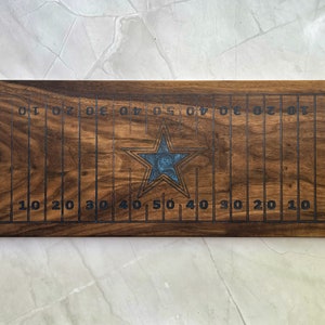 Custom Walnut Charcuterie / Serving Board. Any team, any sport, any league.