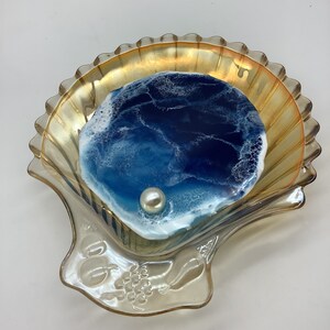 Resin Ocean Glass Catchall