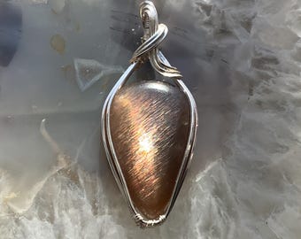 Confetti Sunstone Pendant