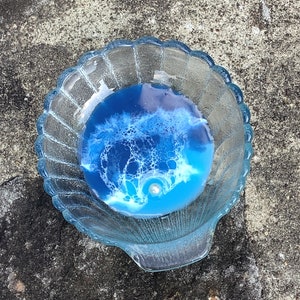 Resin Ocean Glass Catchall