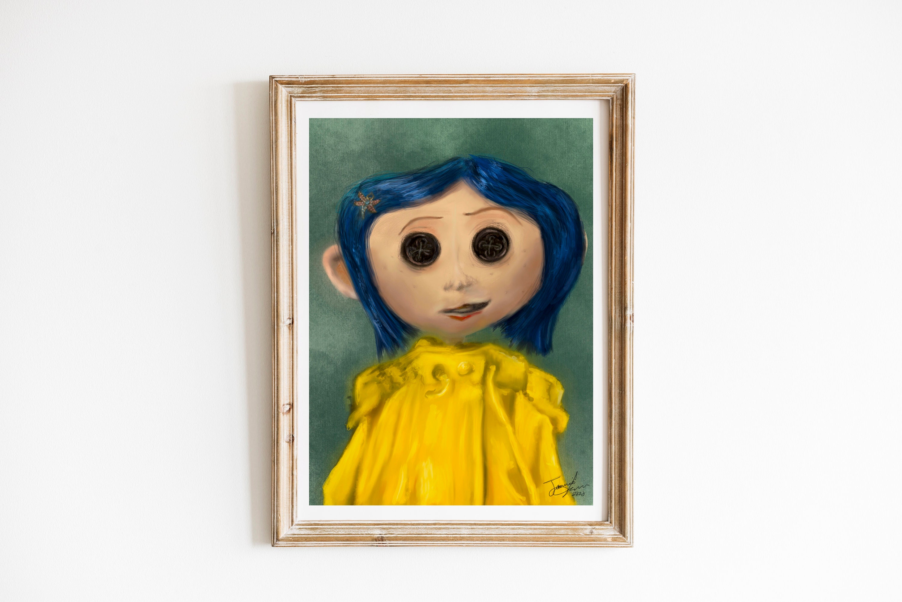Set of 2 Button Eyes Coraline Dolls - Customized Crochet Creations Gallery  - Victoria's Art Den