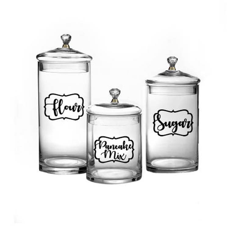 Canister Labels Etsy