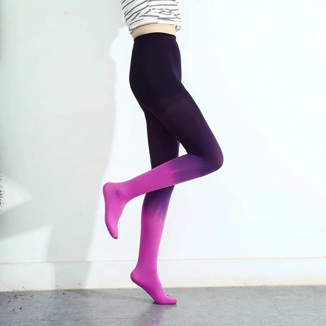 Pink Purple GRADIENT Ombre Tights - Etsy