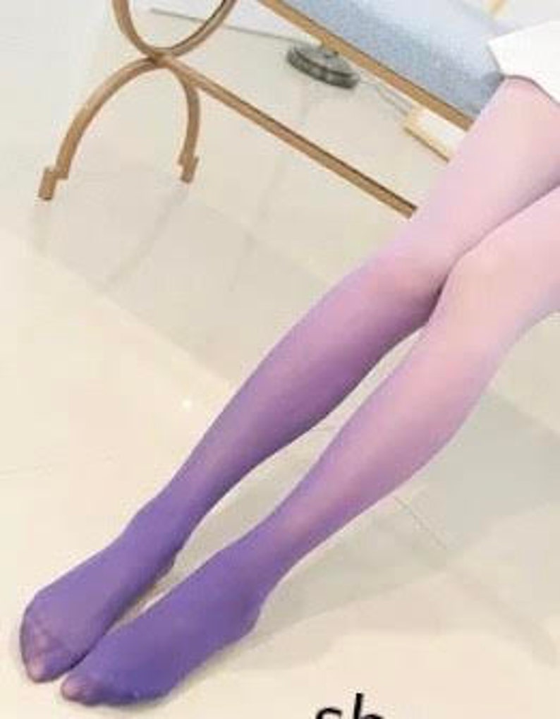 Multiple Colors DYED Pastel Bright Gradient Ombre Tights - Etsy