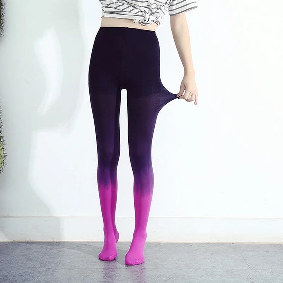 Pink Purple GRADIENT Ombre Tights 