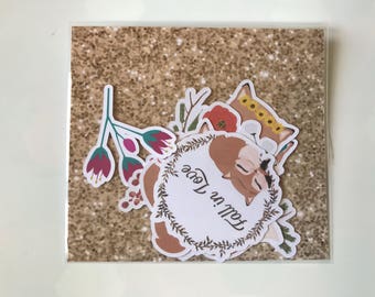 Fall in Love - Die Cuts / Scrapbooking