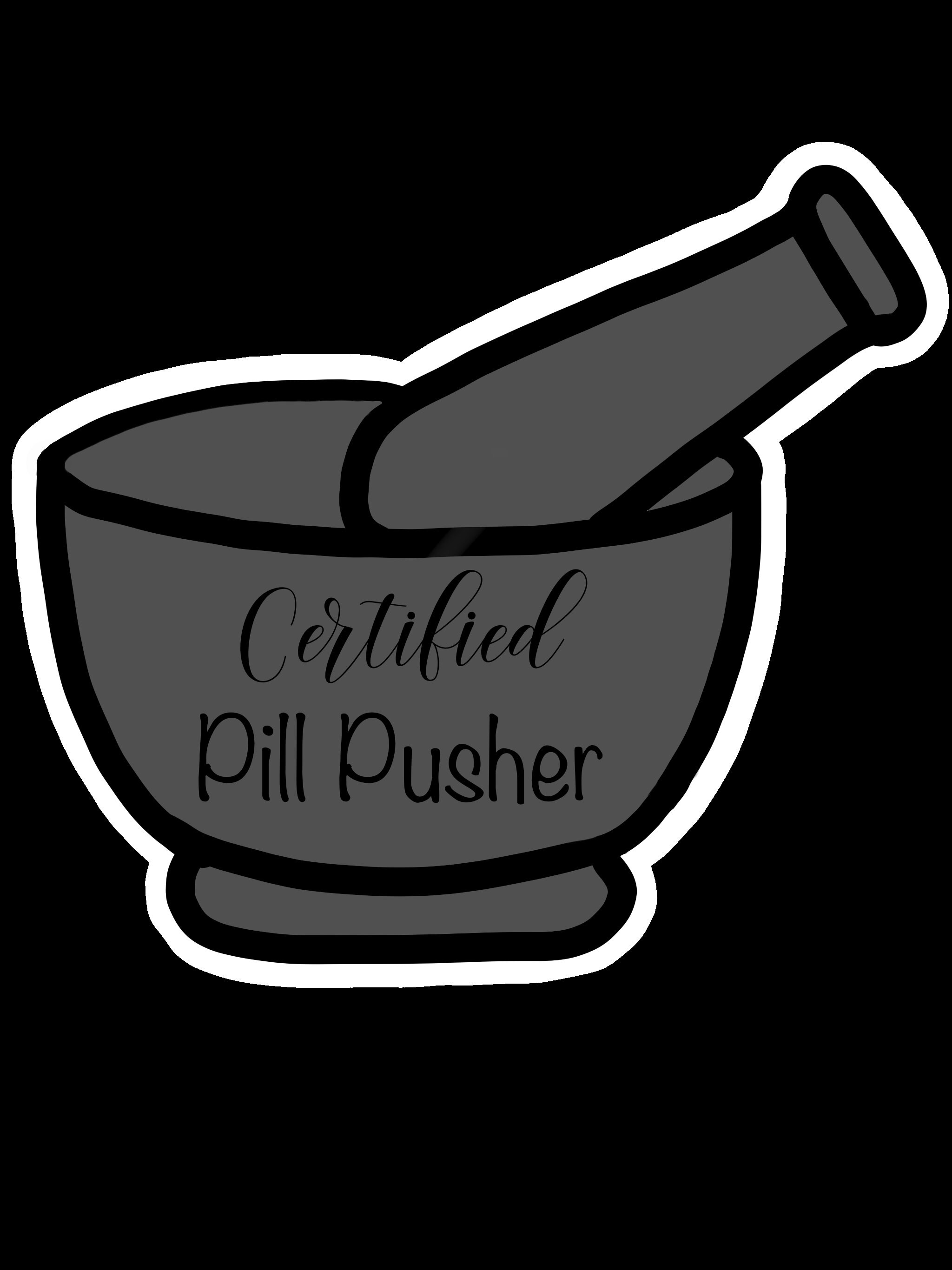 Craft Supplies & Tools Papercraft Certified Pill Pusher