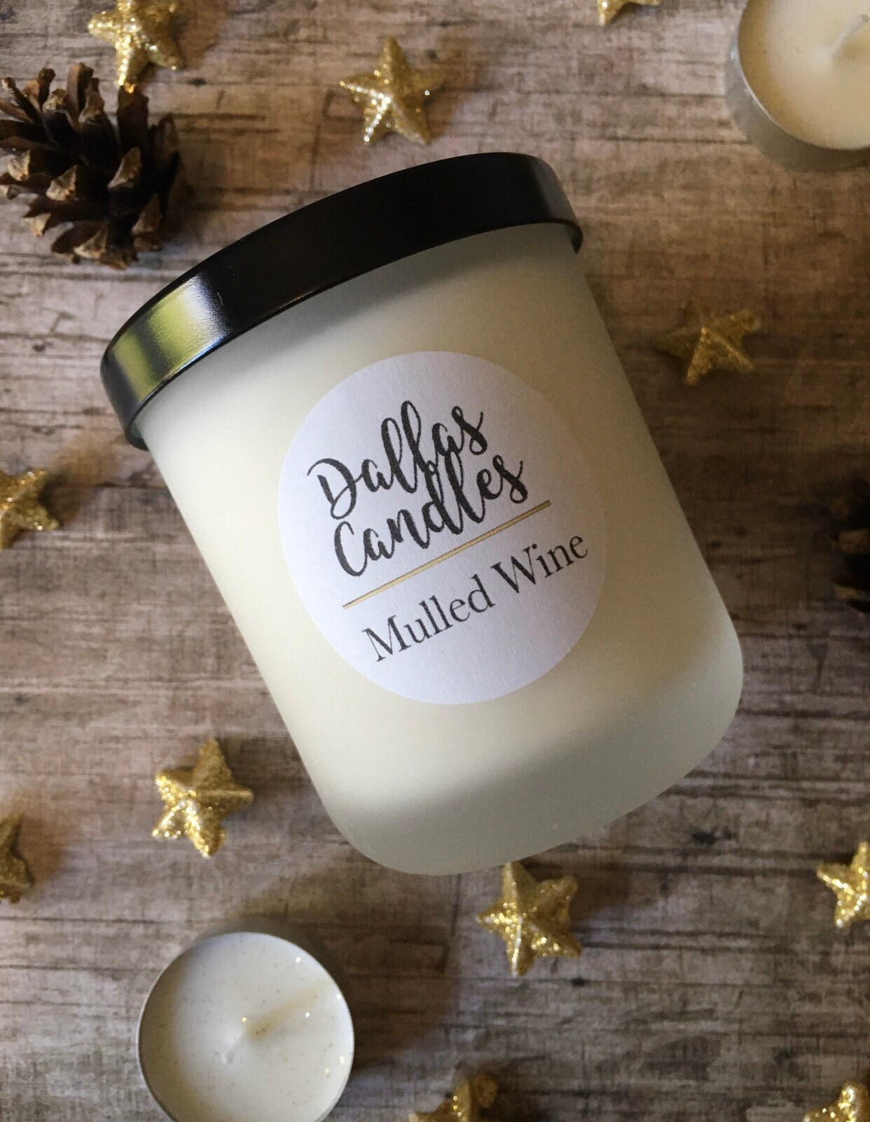 Christmas candles mulled wine Dallas Candles handmade soy Etsy