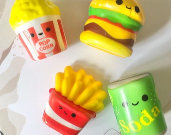 Fast food stress reliever squishies