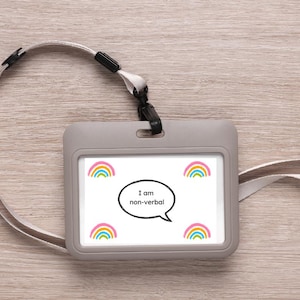 cordon de communication non verbale, carte vocale limitée, ressource SEN