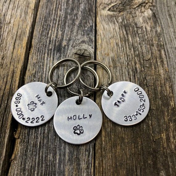 handmade dog id tags