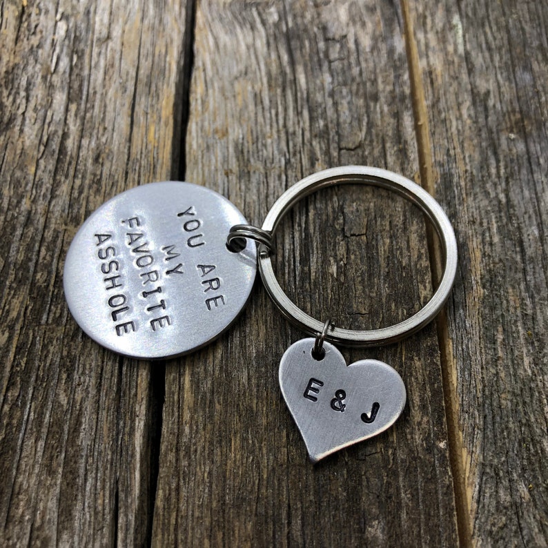 You Re My Favorite Asshole Funny Keychain Funny T For Etsy
