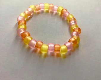 Pony Bead Bracelet Etsy