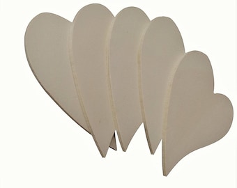 DIY wood hearts hearts creative hobbies decoupage 10 PCS 9 x 12 cm