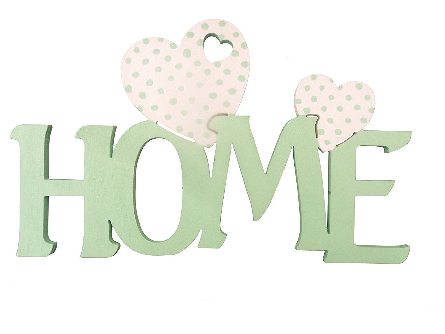 Scritta Decorativa 'Home' In Legno - 25 Cm - Stile Rustico - Foto 13