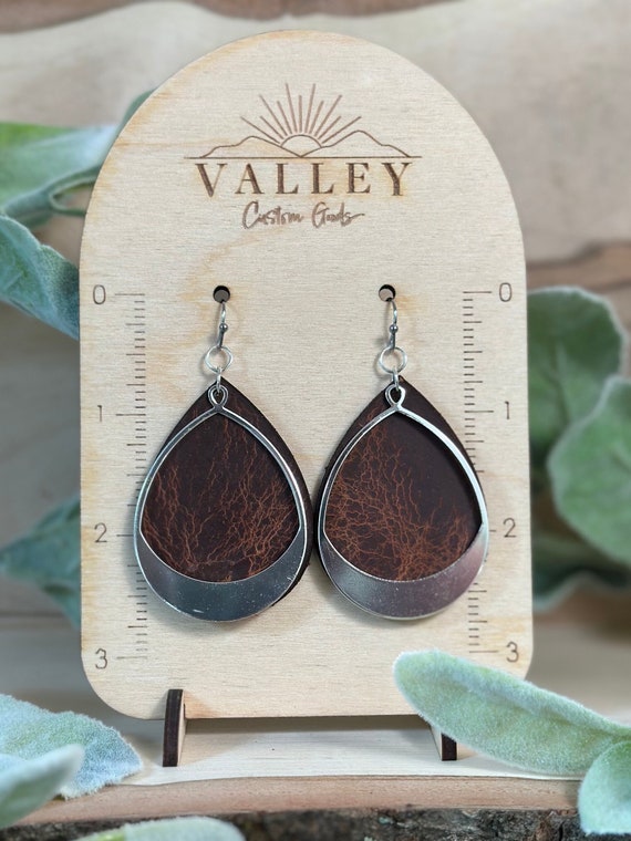 Layered teardrop earrings deals
