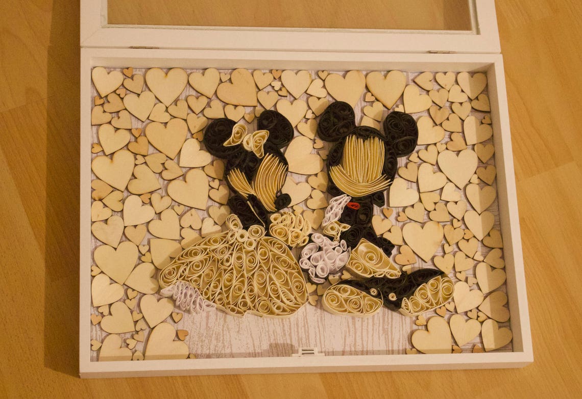 Hochzeit Gästebuch Alternativen / Disney Hochzeit / Mickey und Etsy