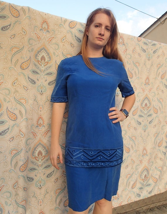 Petite Sophisticate Collection 80s sheath dress