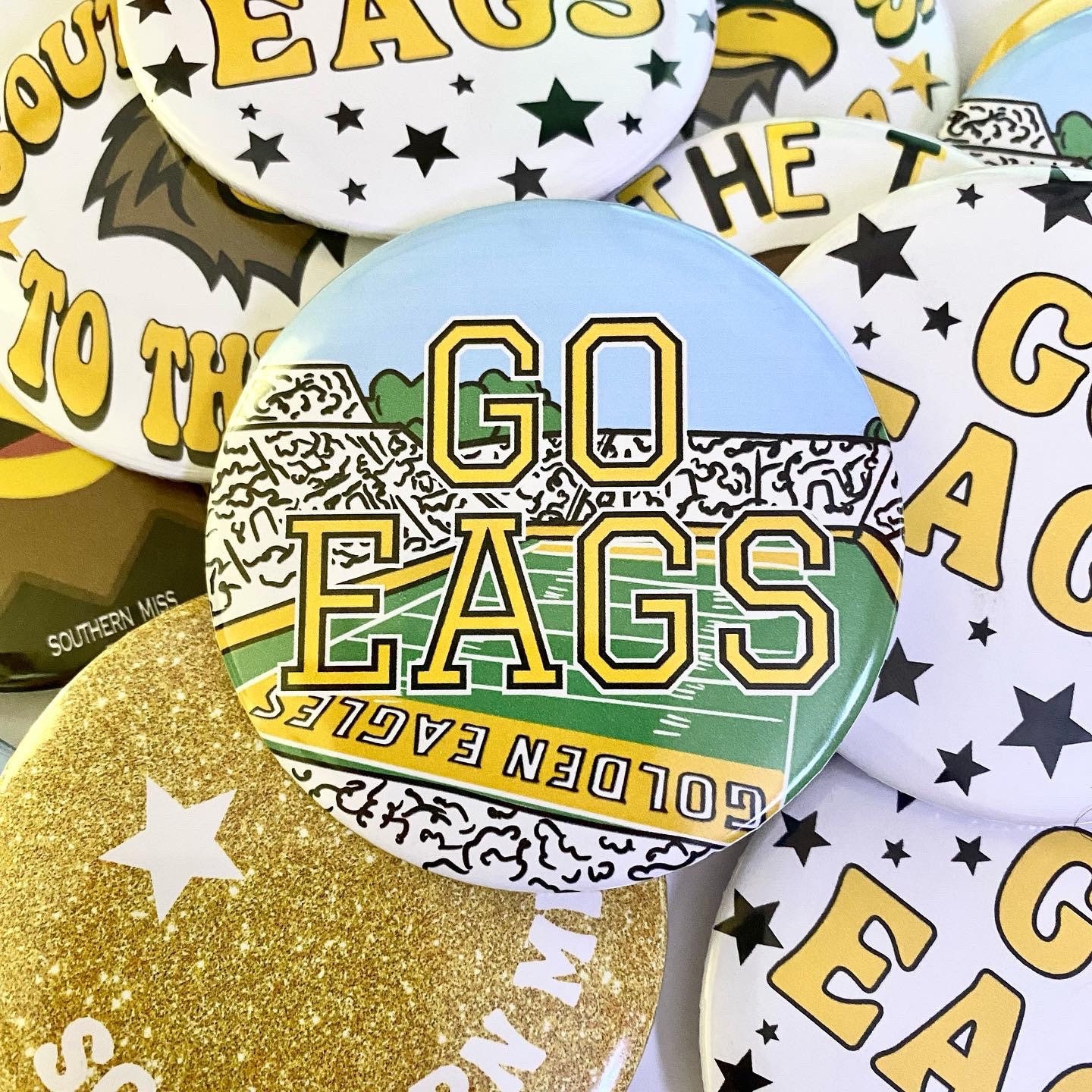 Custom 3 Inch Game Day Button Gameday Pins Football Etsy