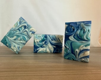 Beach Soap, Natural Soap, Fresh Scent, Olive Oil, Coconut Oil, Shea Butter, Summer Soap, Teacher Gift , Hostess, Mothers Day, Gift Soap
