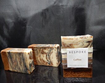 Coffee Exfoliating Soap, Natural Soap, Artisan Handmade Soap, Soap Olive Oil, Shea Butter, Coconut Oil Gift Teacher Mother Birthday Hostess