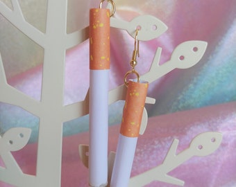 Cigarette Earrings