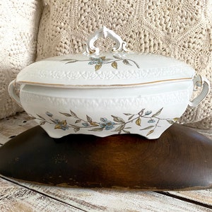 Rare Vintage T &R Boote England Tureen/Vintage England Tureen/Vintage Casserole Vegetable covered dish