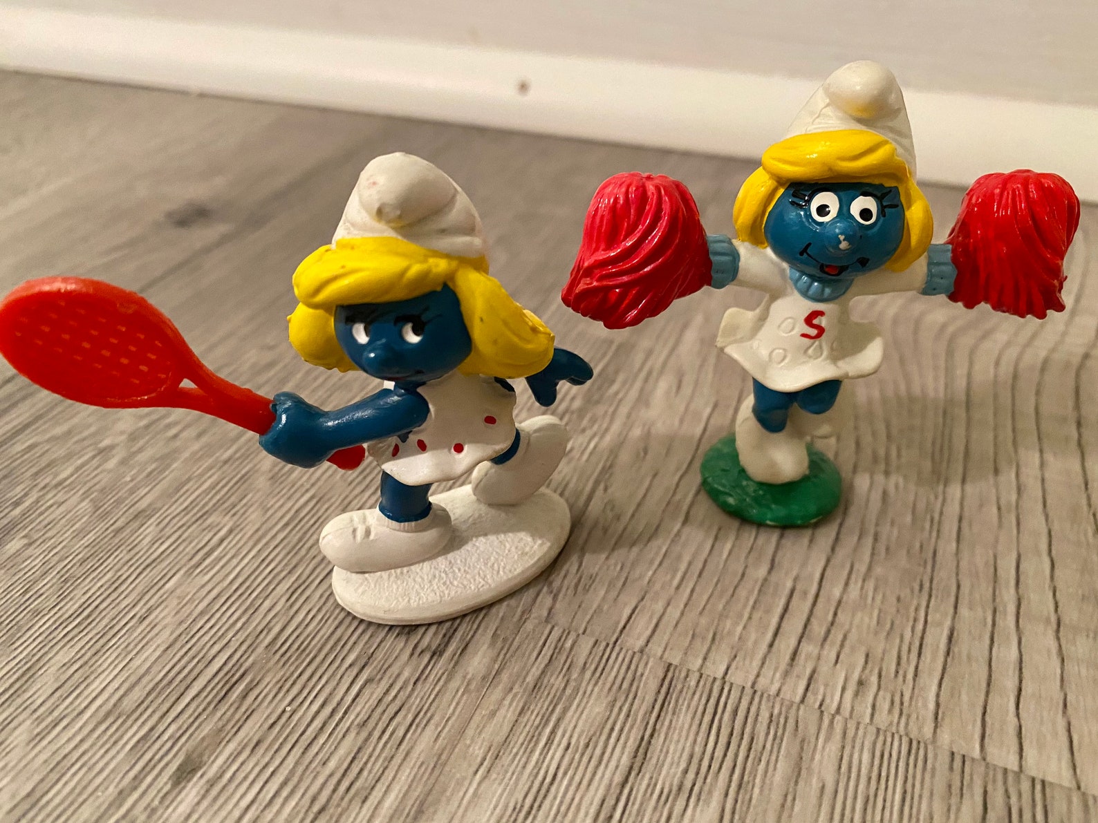 Vintage lot of 1980s smurf miniature figurines/mini smurf Etsy